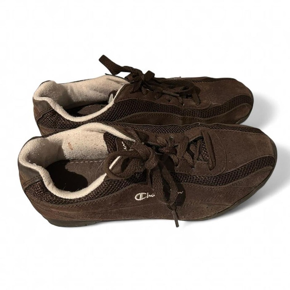 Vintage brown suede sneakers